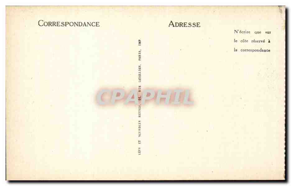 CPA Lisieux Ancien palais episcopal Le plafond — Verso
