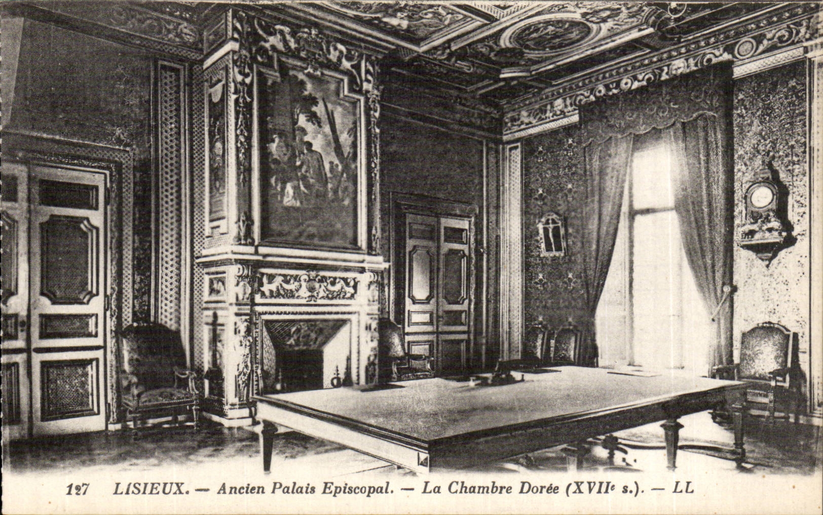 Lisieux — Ancien Palais Episcopal — La Chambre Dorée (XVIIe s.) — LL