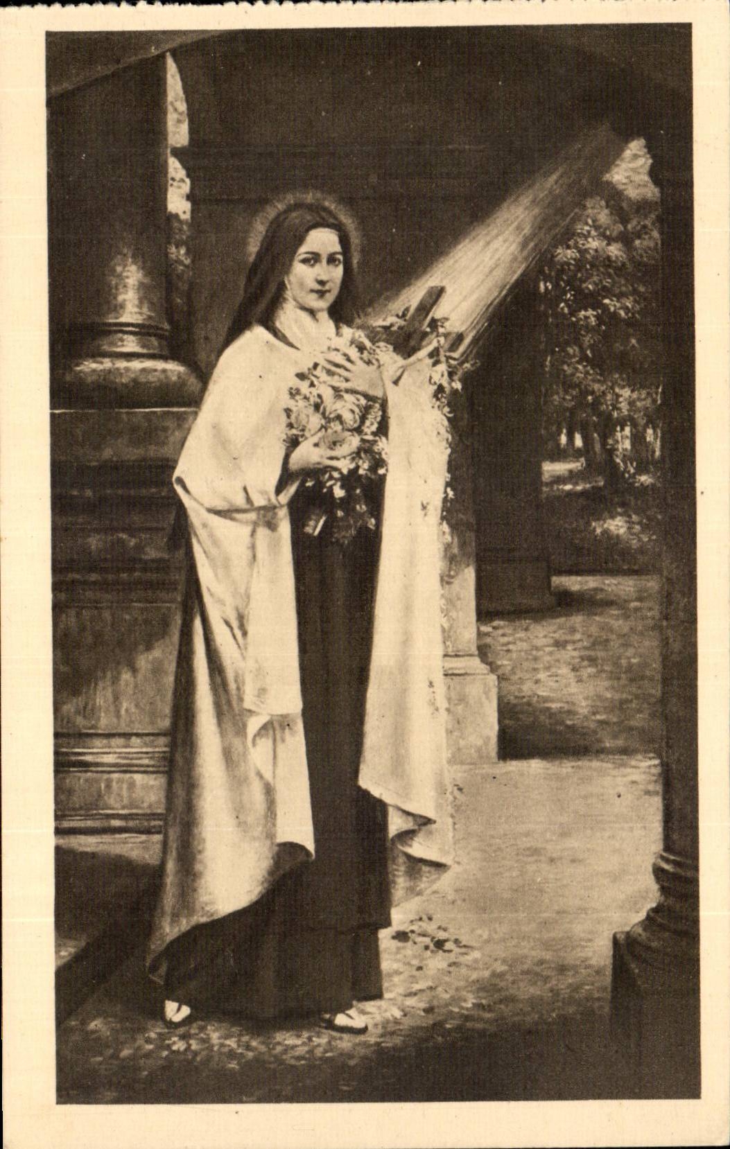 CPA Sainte Therese de l'enfant Jesus Lisieux