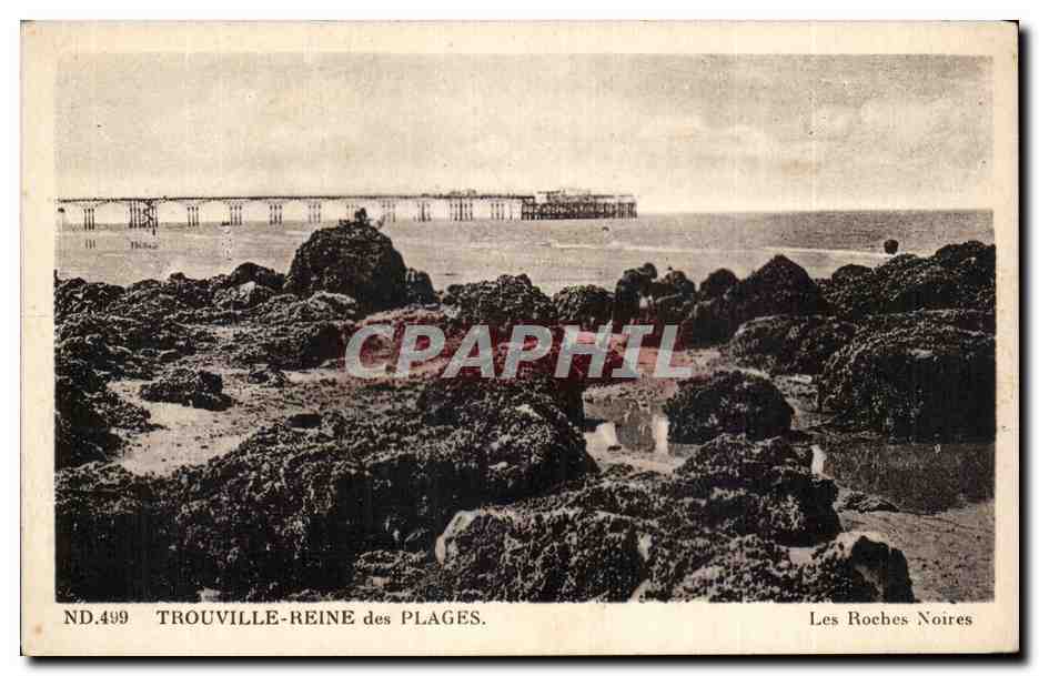 TROUVILLE-REINE des PLAGES — Les Roches Noires — ND.499 — Éditeur : CP DES ARTS STRASBOURG-SCN