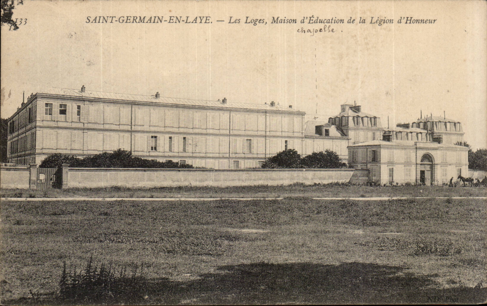 CPA Saint Germain en Laye Les loges Maison d'education de la Legion d'honneur
