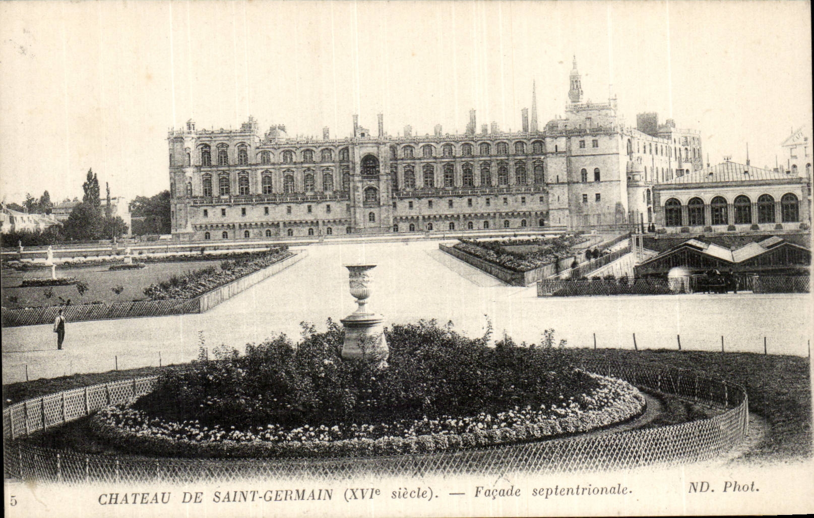 Château de Saint-Germain (XVIe siècle) — Façade septentrionale — ND. Phot.