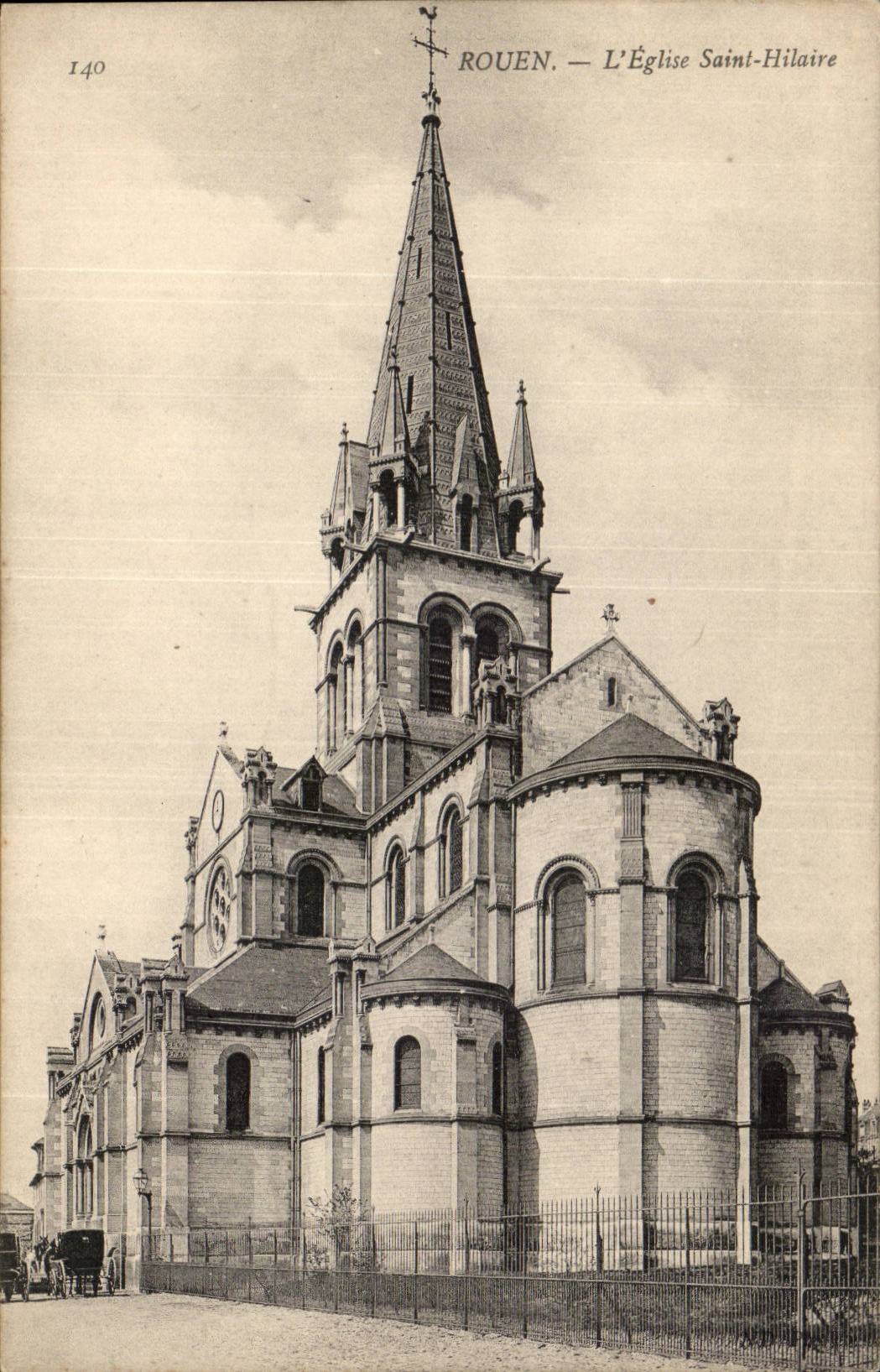 CPA Rouen L'eglise Saint Hilaire