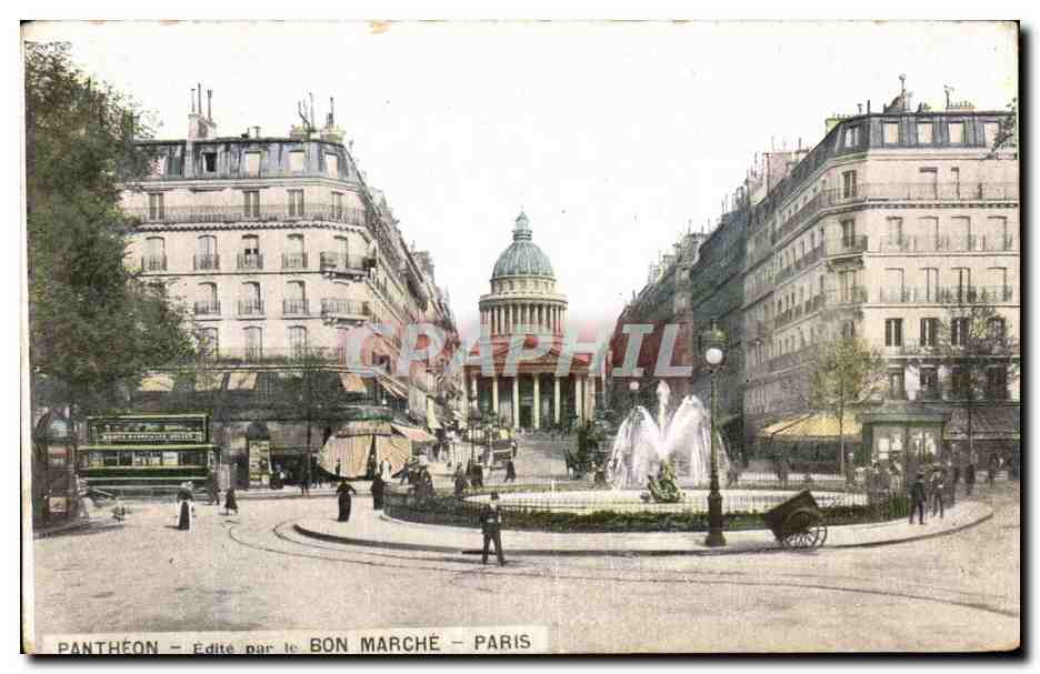 CPA Paris Pantheon Rue Soufflot