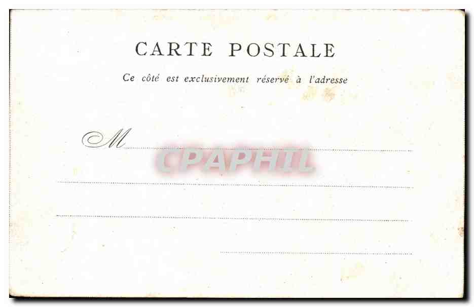 CPA Paris Pantheon Rue Soufflot — Rückseite