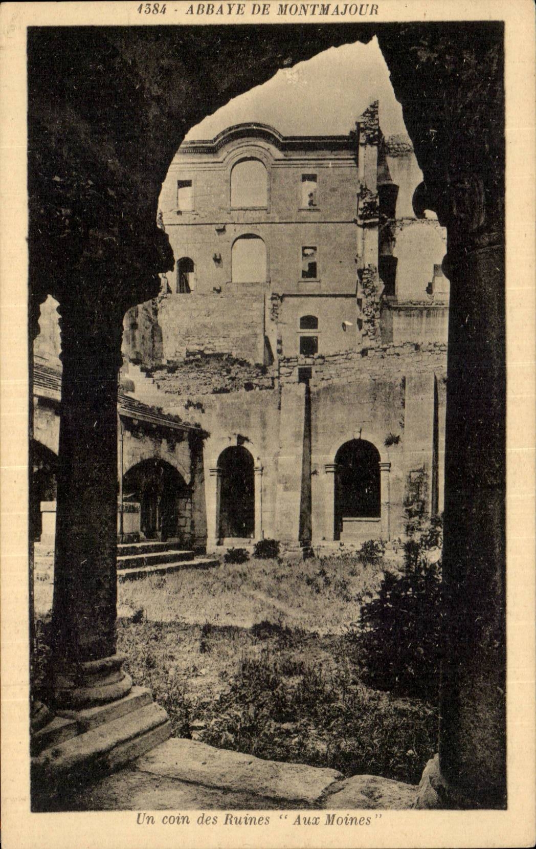 Abbaye de Montmajour — Ruines "Aux Moines" — Édition La Cigognes, 18 Rue du Devès, Marseille