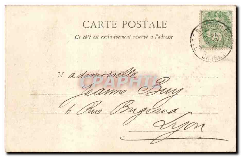 CPA Poitiers Vue generale Vallee du Clain — Rückseite