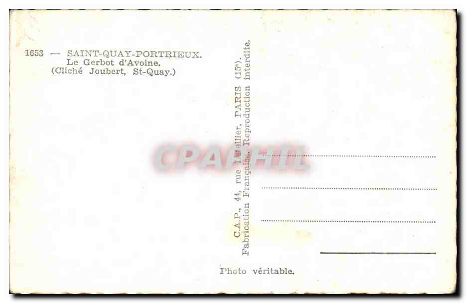Le Gerbot d'Avoine — Saint-Quay-Portrieux (15e) — C.A.P. Paris — Reverso