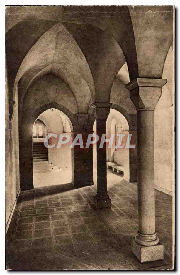 CPA Au premier etage de l'abbaye St pierre de Solesmes