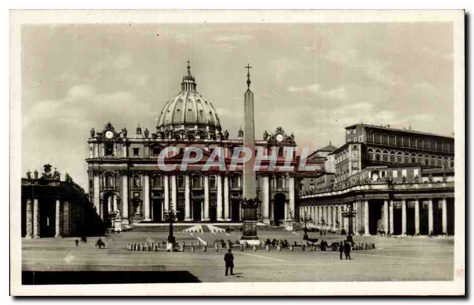 CPA italie Italia Roma Basilica di S Pietro