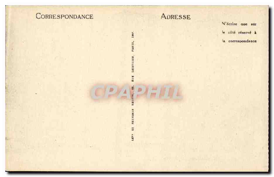 CPA Lourdes La basilique et la Gave — Verso