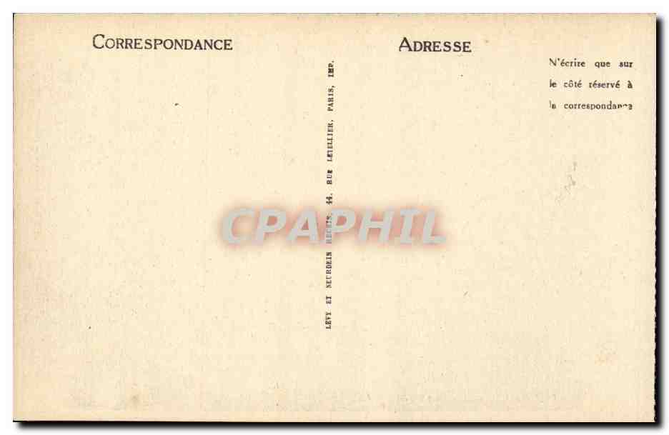CPA Lourdes La basilique — Verso