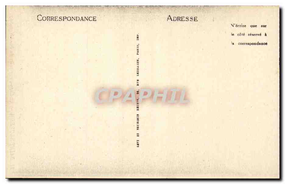 CPA Saint Sauveur Le pont Napoleon — Verso