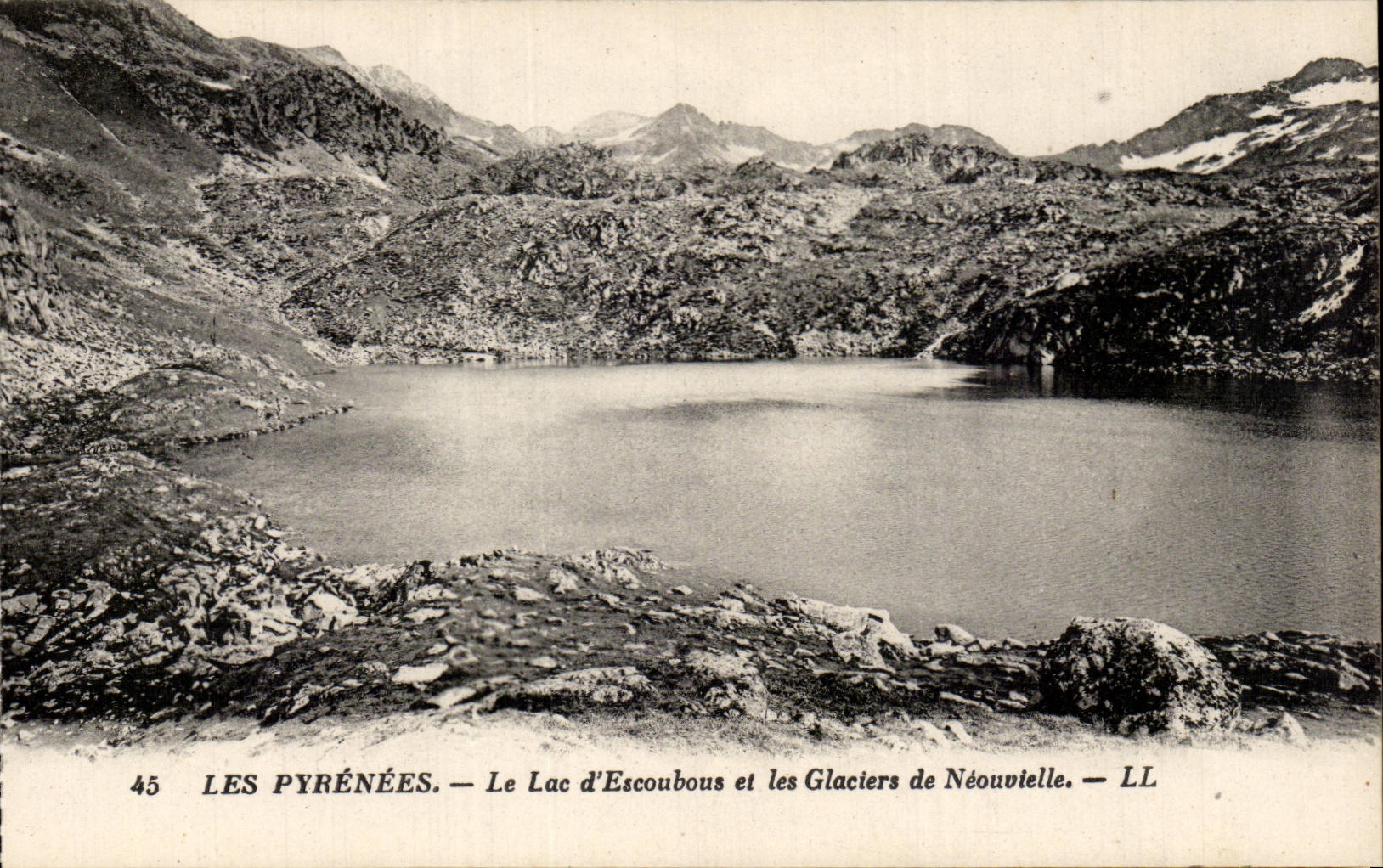 Les Pyrénées — Le Lac d'Escoubous et les Glaciers de Néouvielle — LL