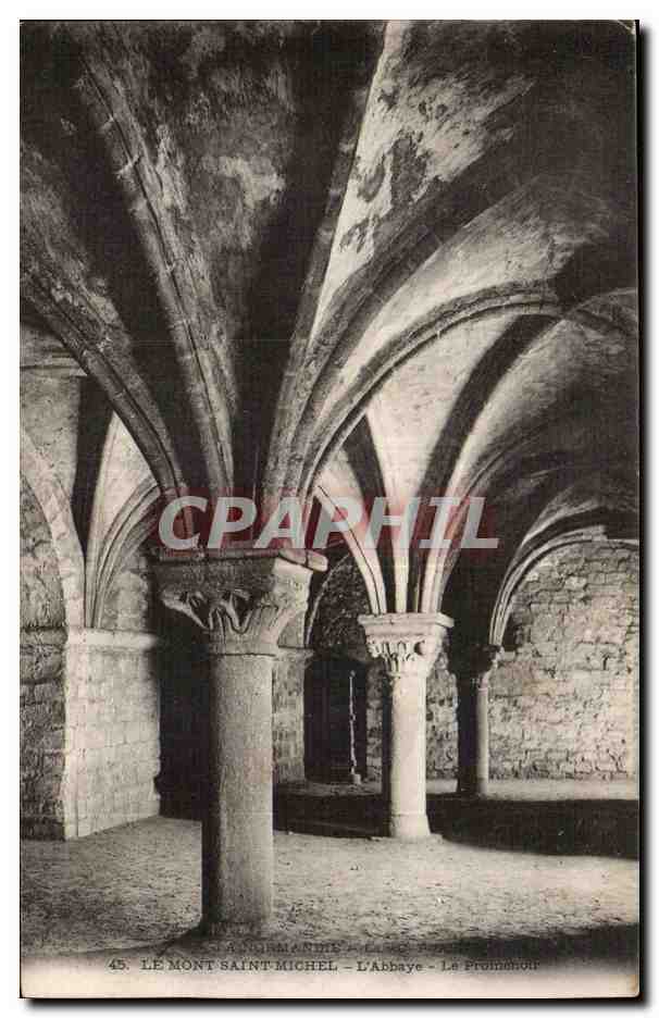 Le Mont Saint-Michel - L'Abbaye - Le Promenoir