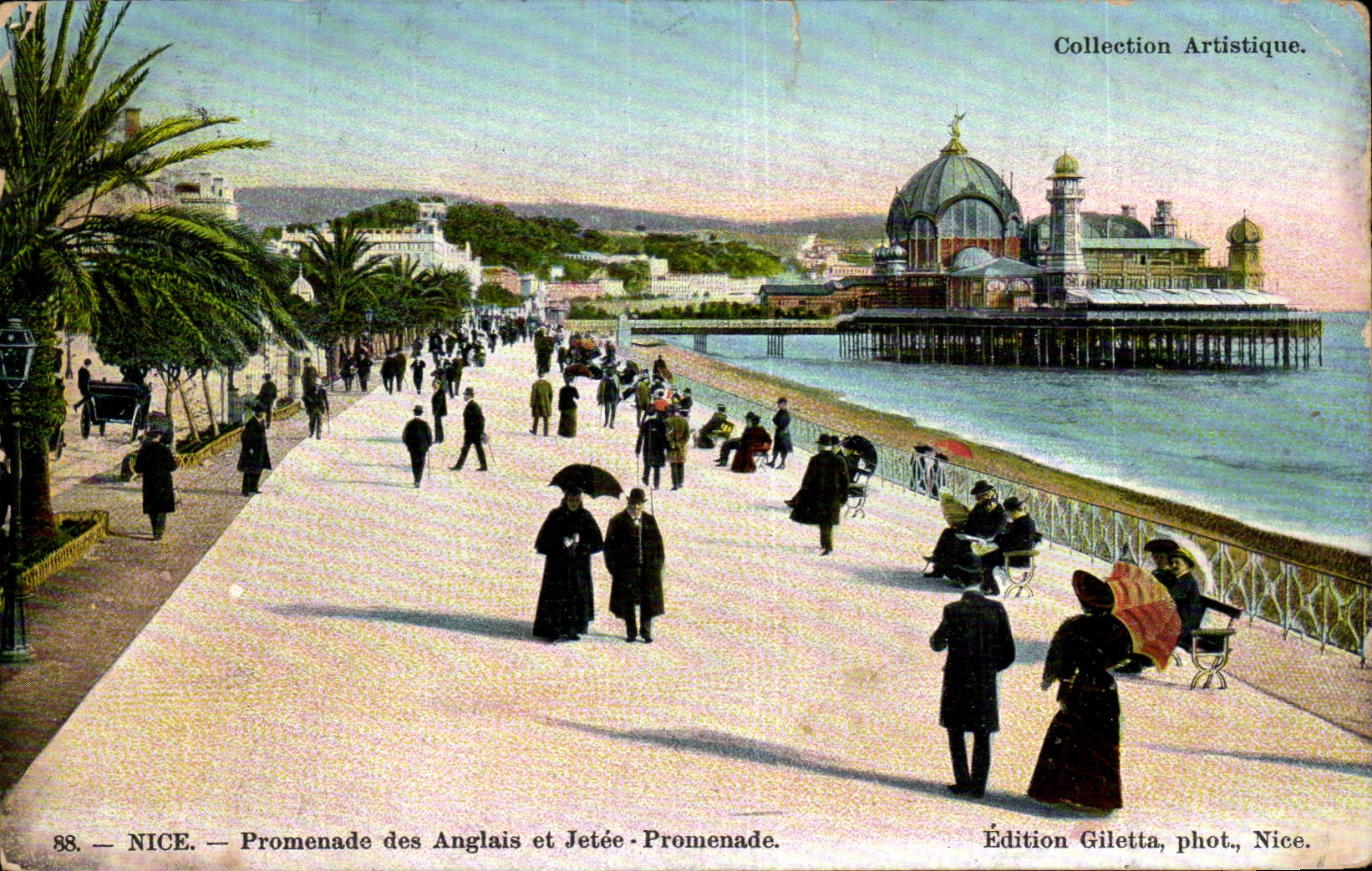 CPA Nice Promenade des anglais et jetee promenade