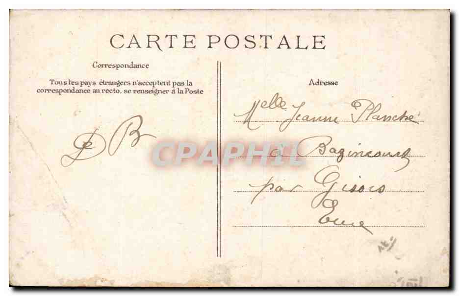 CPA Saint Germain en Laye Le chateau Facade septentrionale — Rückseite