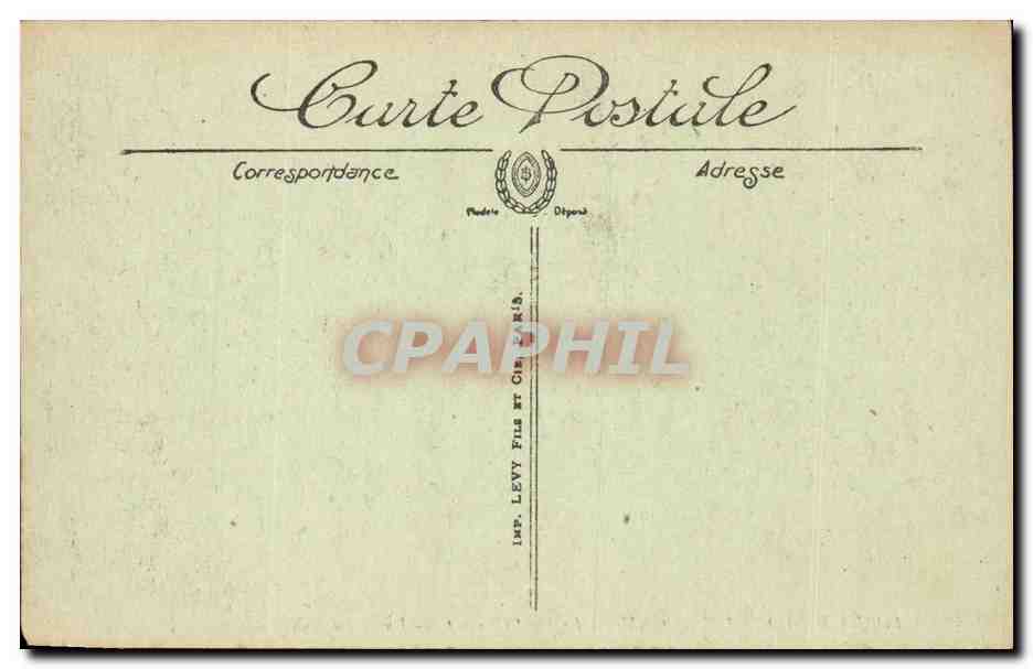 Wald von Fontainebleau — Mont Chauvet — Gesamtaufnahme — n°428 — Rückseite