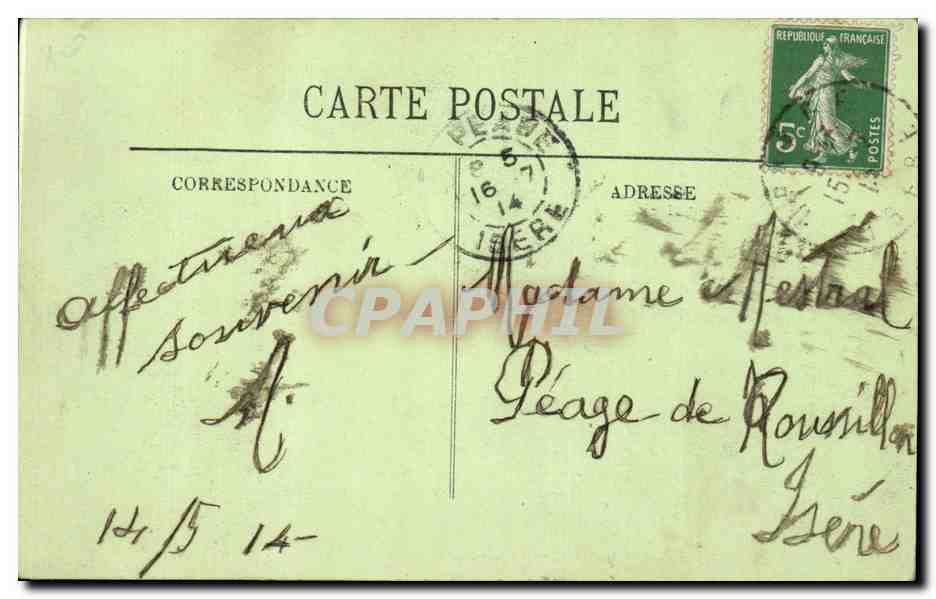 Saint-Martin-d'Uriage — Le Château et le Fort des 4 Seigneurs — Editeur J. Boujard — Reverso