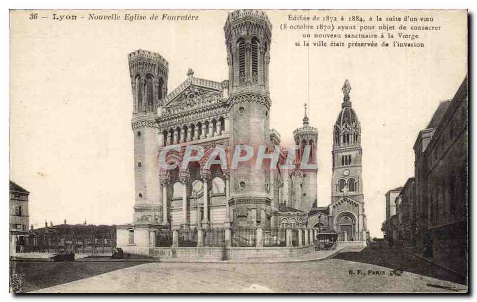 CPA Lyon Fourviere Nouvelle eglise