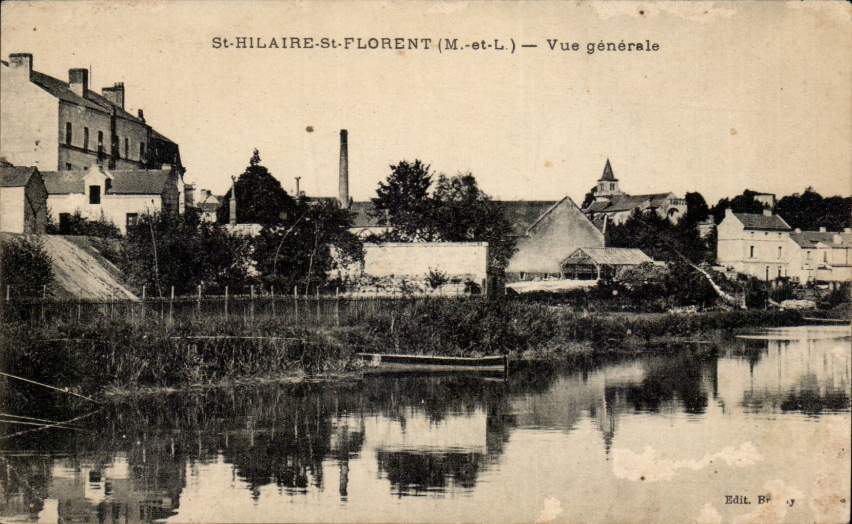 CPA Saint hilaire Saint Florent Vue generale