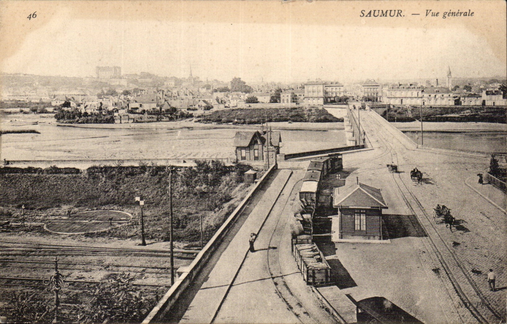 Saumur — Vista generale — editore N.D.P. n°46