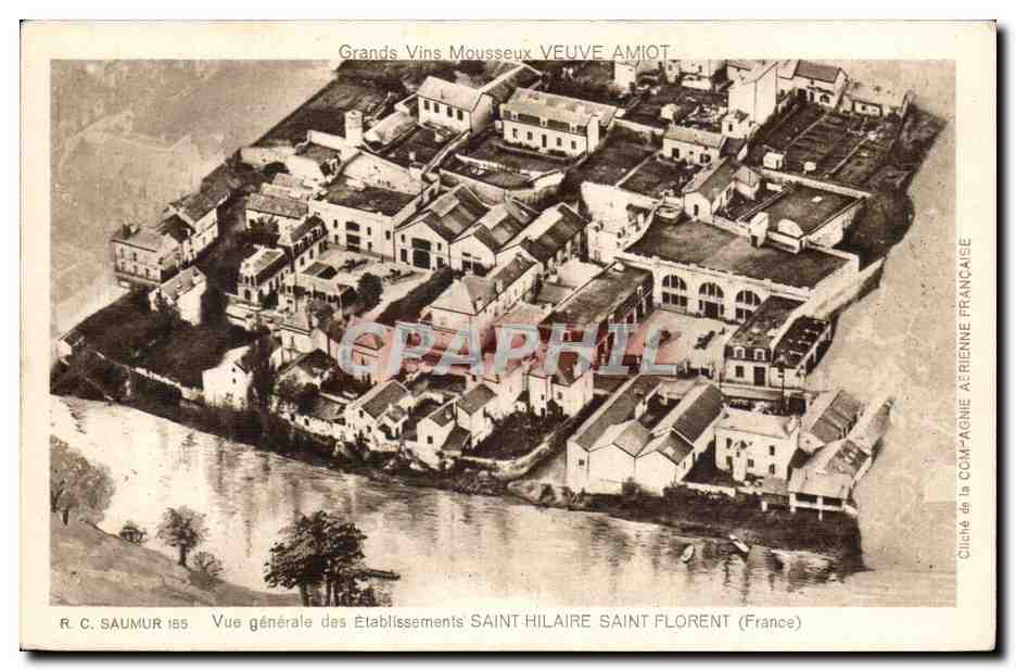 CPA Saumur Vue generale des etablissements Saint Hilaire Saint Florent