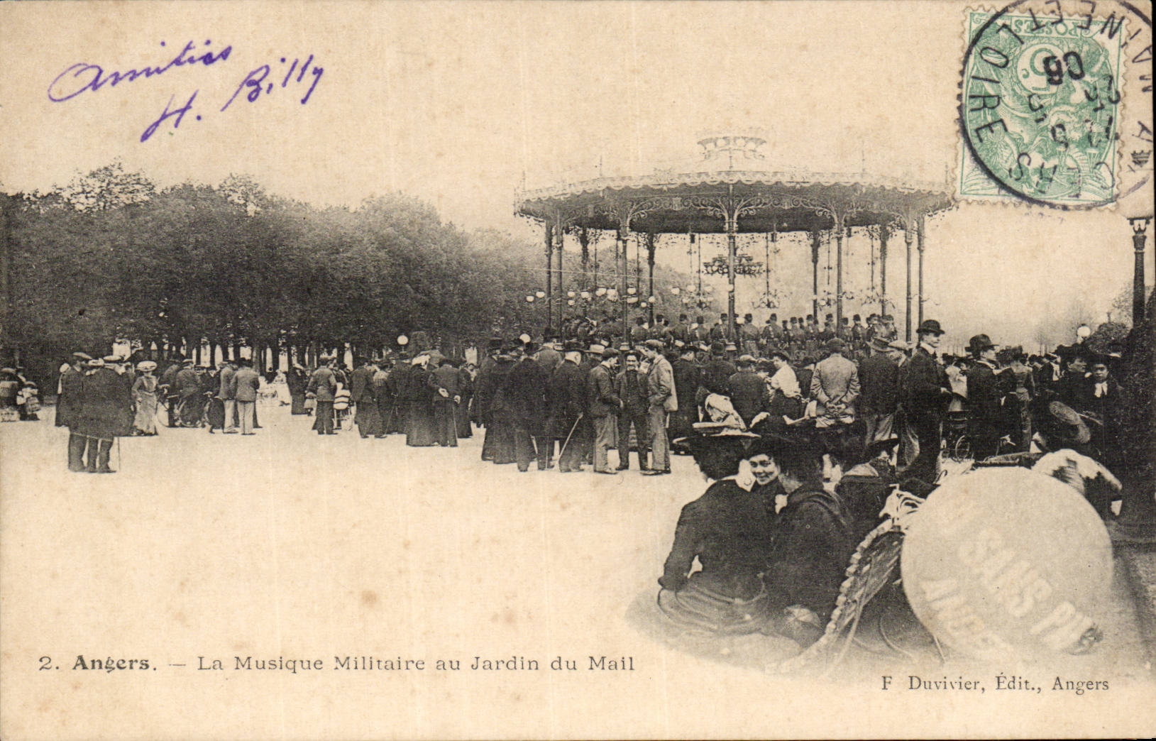 CPA Angers Le Mail un jour de musique