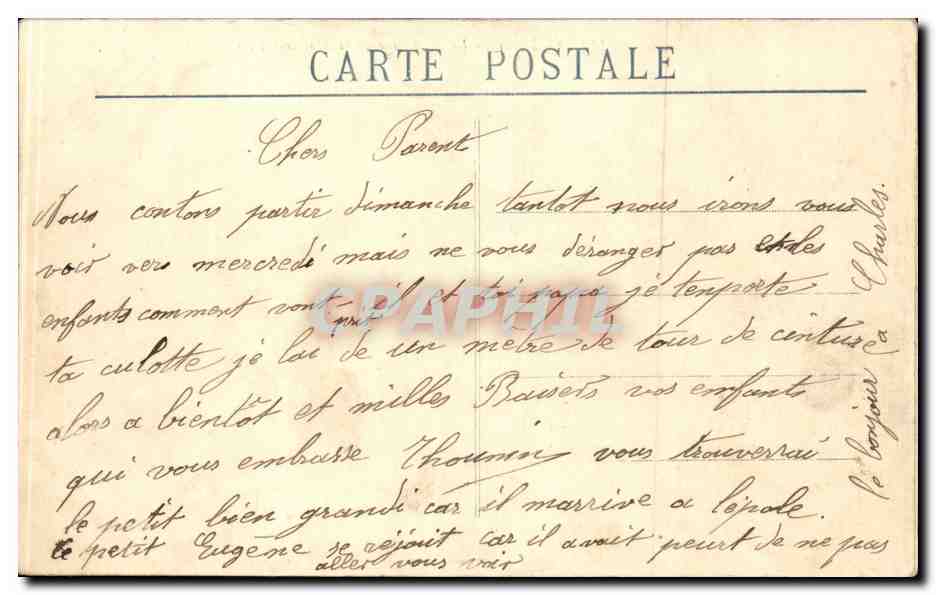 Angers — Le Boulevard de la Mairie — L. V., phot. — Rückseite
