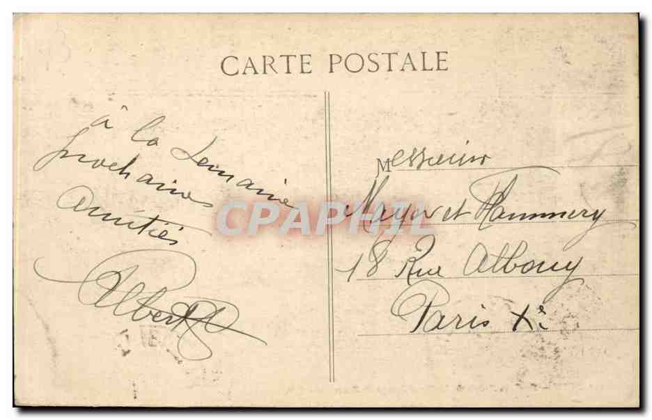 LYON — Pont du Palais de Justice et Coteau de Fourvière — E.R. — Verso
