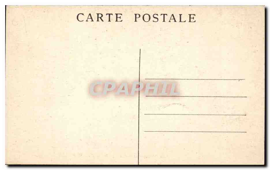 CPA Lyon Place Bellecourt et coteau de Fourviere — Verso