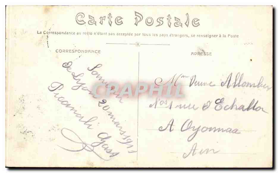 CPA Lyon Fourviere L'abside — Verso
