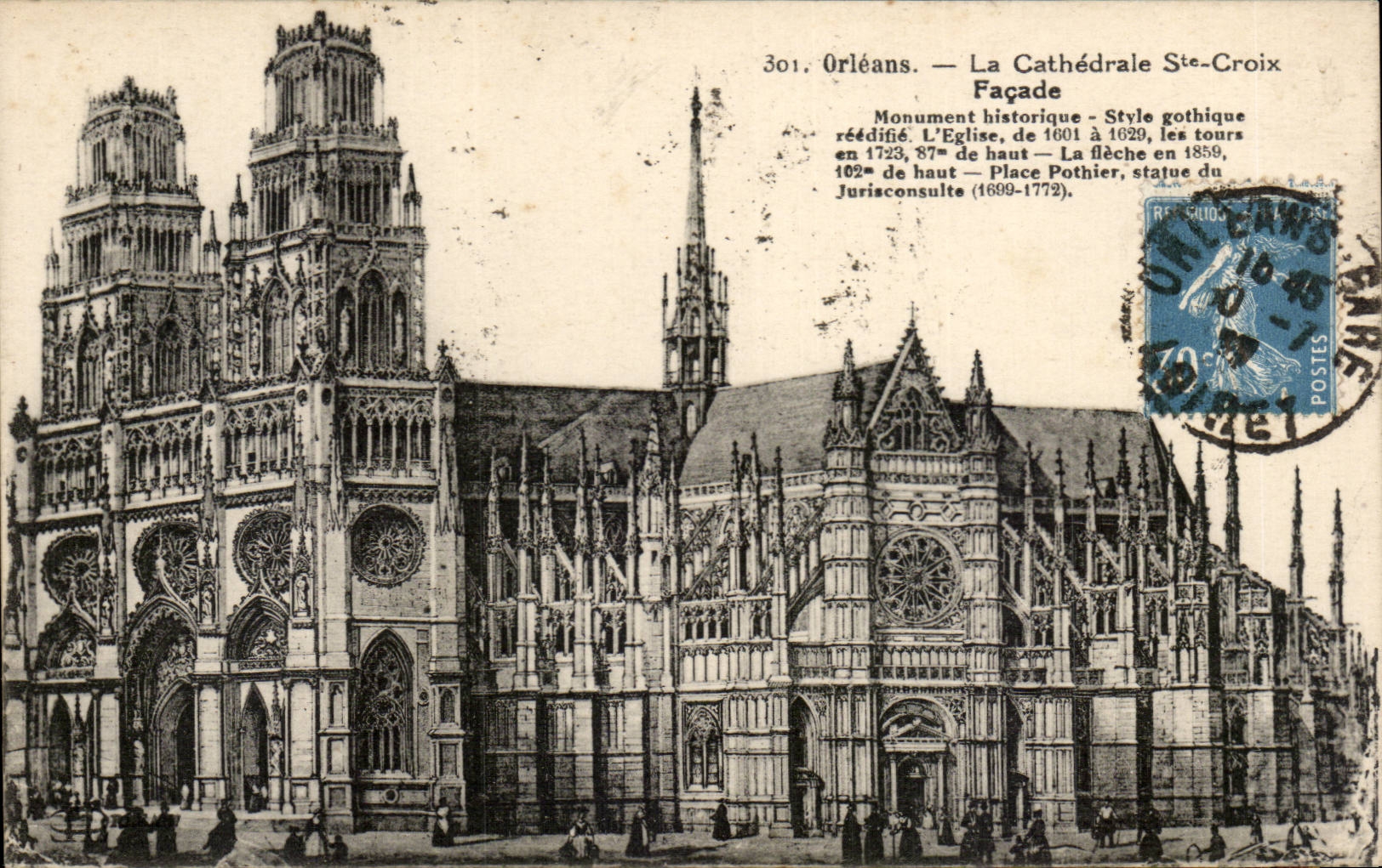 CPA Orleans La cathedrale ste Croix