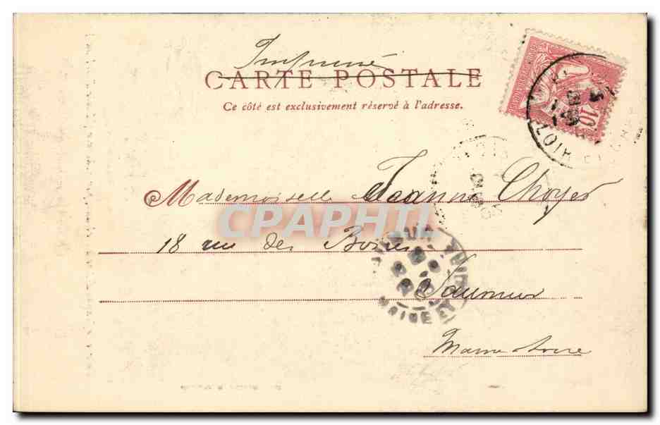 CPA Orleans entree de Jeanne d'arc a Orleans par Scherrer Musee d'Orleans — Verso