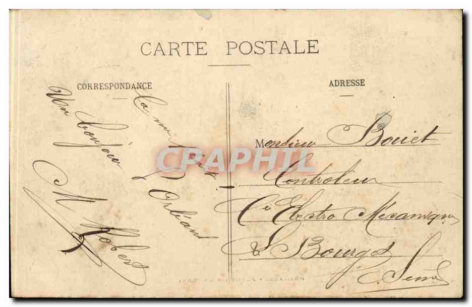 CPA Orleans Place du Martroi — Verso