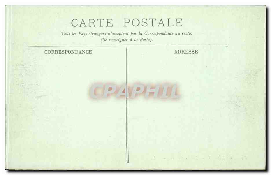 CPA Orleans La Prefecture — Verso