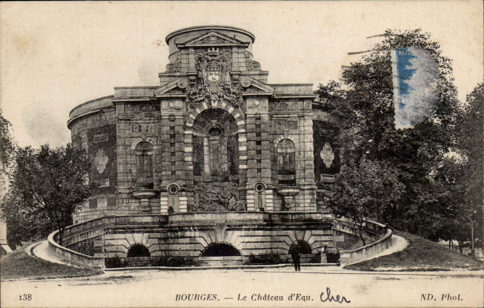 CPA Bourges Chateau d'eau