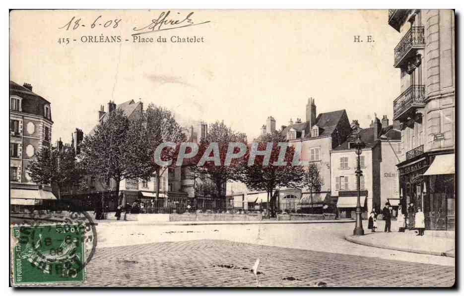 Orleans CPA Place du Chatelet