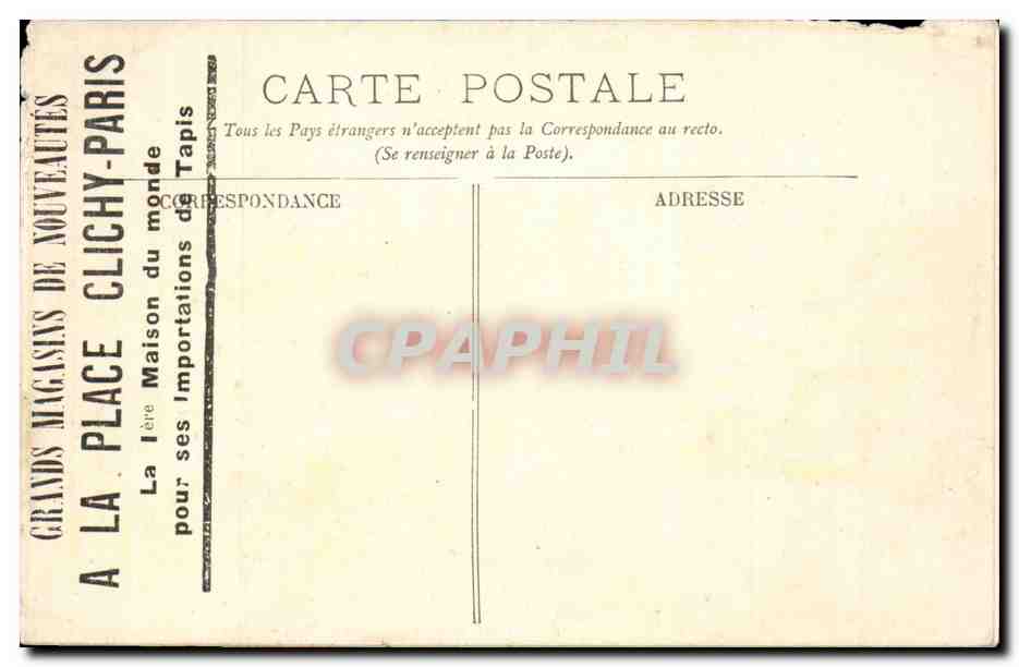 CPA Blois La rue Porte Cote Soldats Militaria — Verso