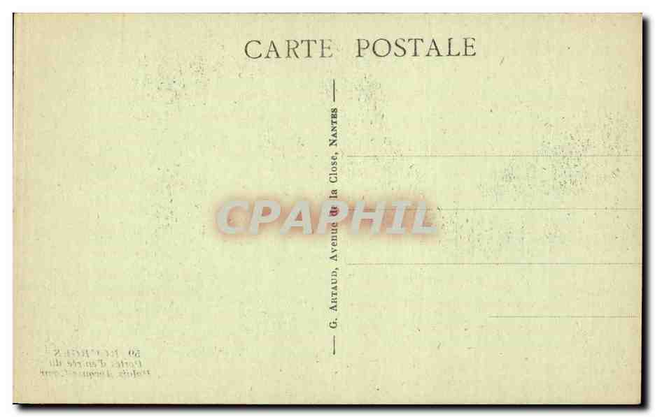CPA Bourges Portes d'entree du palais Jacques coeur — Rückseite