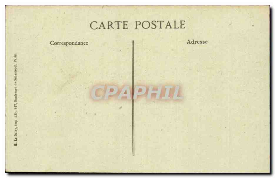 CPA Revue du 14 juillet 1917 Au lion de Belfort Paris Militaria  — Verso