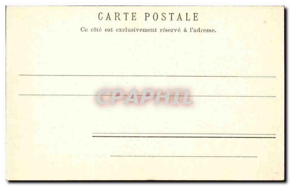 CPA Marseille Rue de la Republique et quai du port — Rückseite