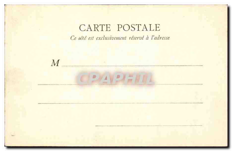 Marsella — El Viejo Puerto y la N.-D. de la Guardia — B. F., París — Reverso