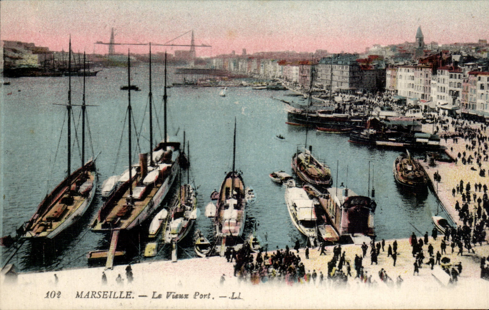 CPA Marseille Le vieux port 