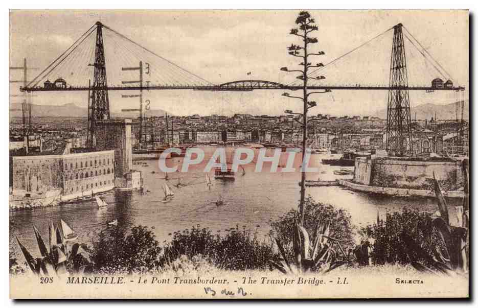 CPA Marseille Le pont transbordeur 
