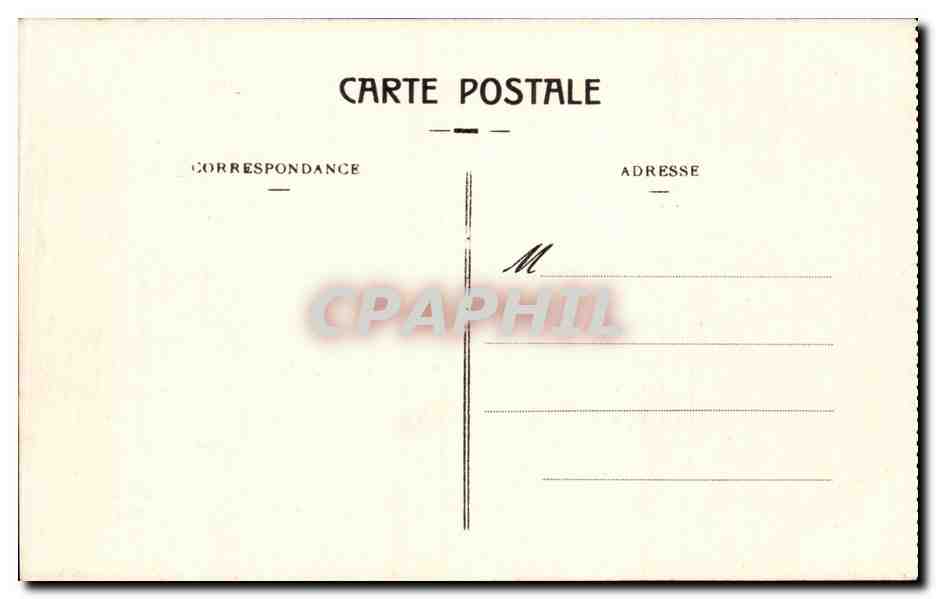 CPA Marseille Le pont transbordeur  — Verso