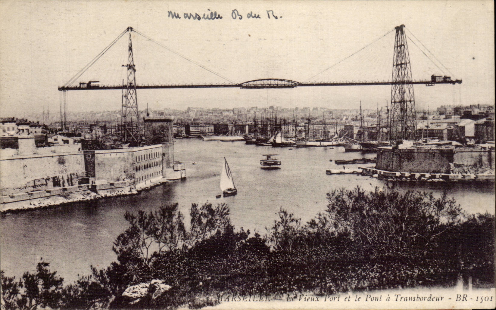 CPA Marseille Le pont transbordeur 