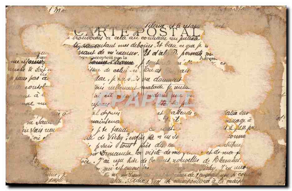 CPA Toulon Arsenal militaire Bac de la chaine neuve — Verso
