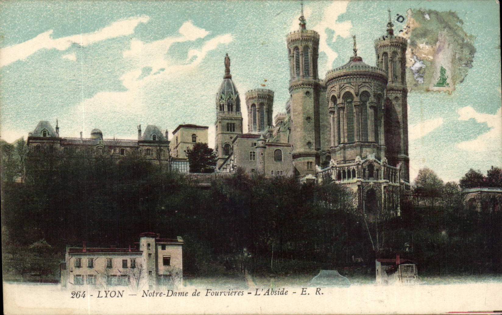 LYON — Notre-Dame de Fourvières — L'Abside — E. R. — n° 264