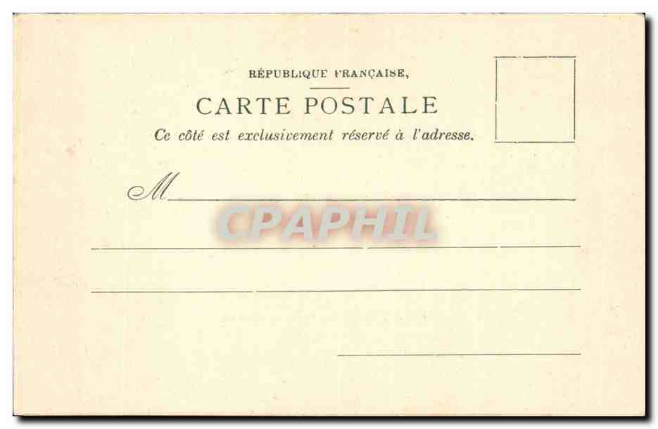 Nimes CPA Gare et avenue — Rückseite